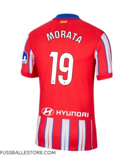 Günstige Atletico Madrid Alvaro Morata #19 Heimtrikot 2024-25 Kurzarm